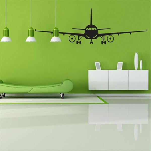 Stylish wall decals, airplane silhouette - Image 5