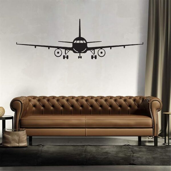 Stylish wall decals, airplane silhouette - Image 3