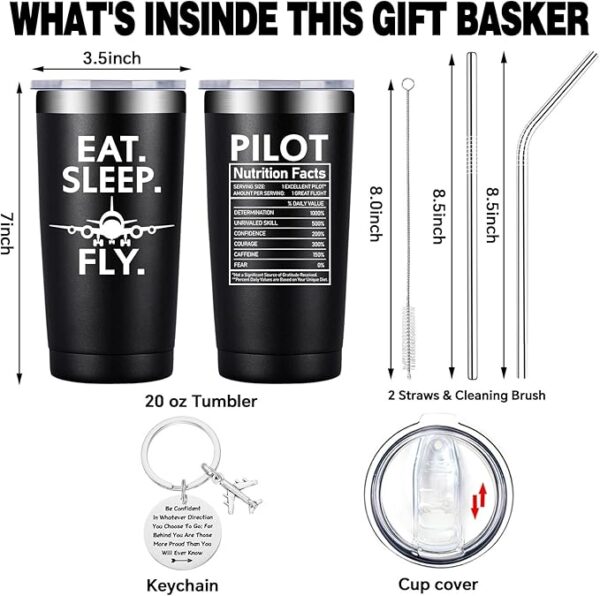 Pilot Tumbler. Eat, Sleep Fly - Image 6