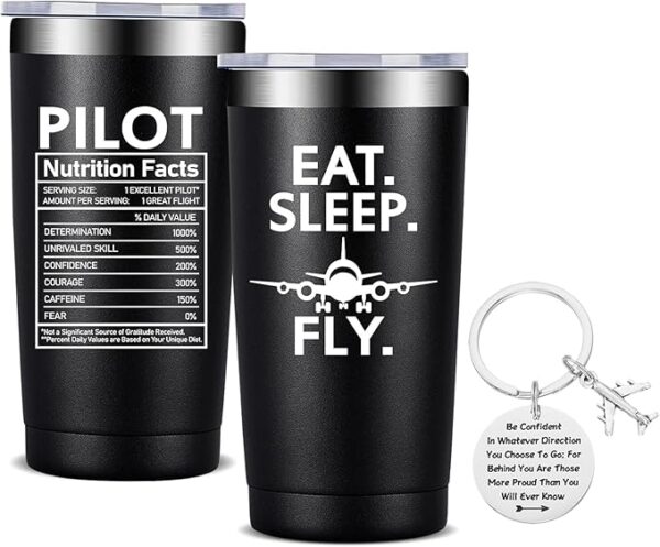Pilot Tumbler. Eat, Sleep Fly