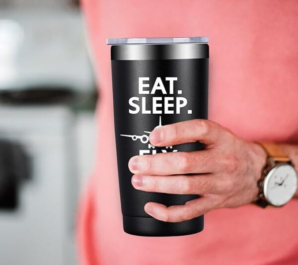 Pilot Tumbler. Eat, Sleep Fly - Image 4