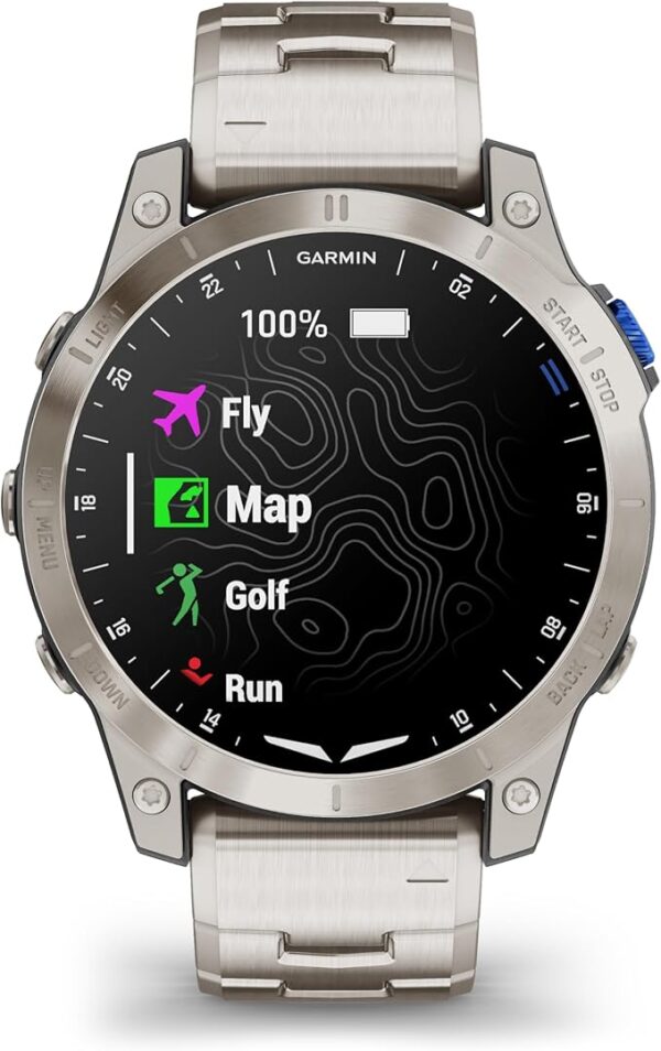 Garmin D2™ Mach 1, Touchscreen Aviator Smartwatch - Image 4