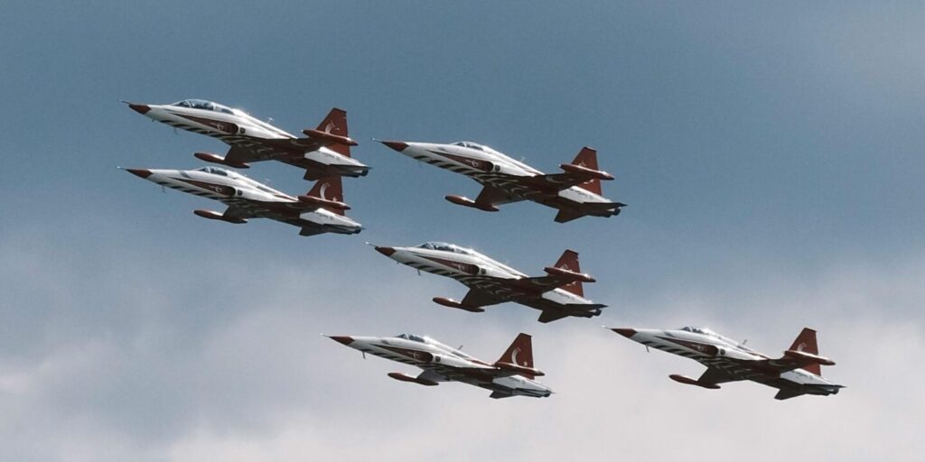 Military aircraft flown by experimental test pilots